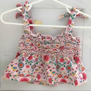 Tank Top, Shorts & Hat Set • Floral, Ruffles, Bows